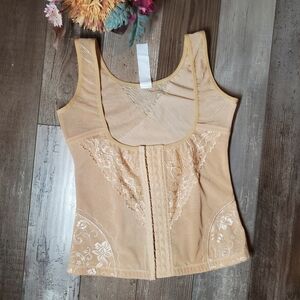ShaperChiiu Shapewear Women's Waist Hourglass Body Shaper Nude Khaki NWOT